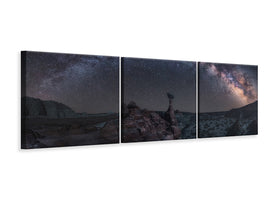 panoramic-3-piece-canvas-print-toadstool-night