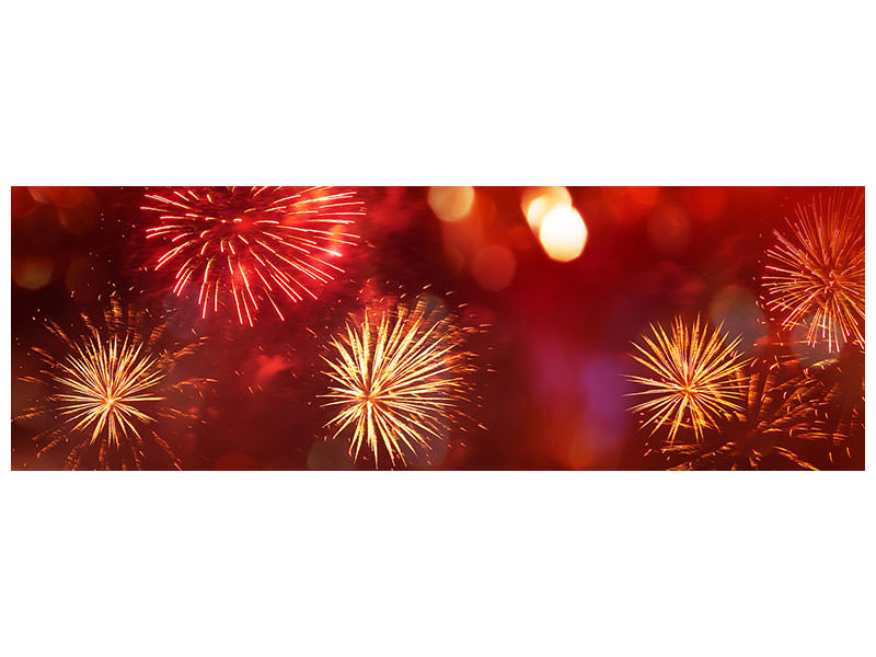 panoramic-canvas-print-colorful-fireworks