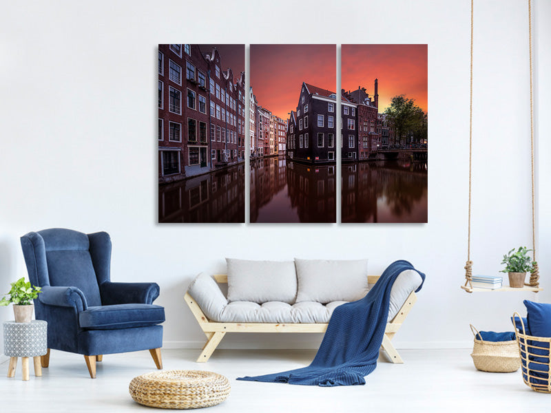 3-piece-canvas-print-amsterdam-dawn