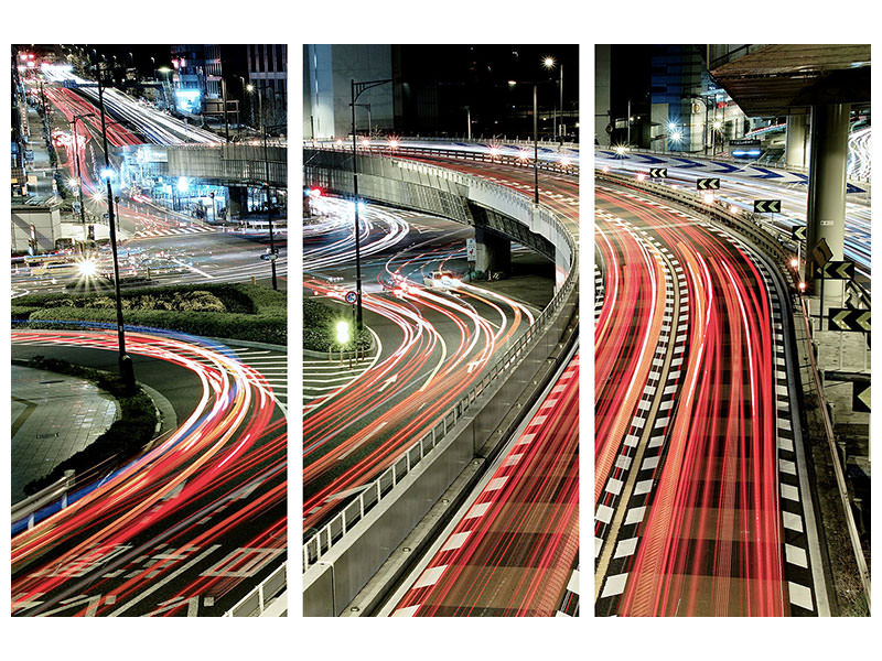 3-piece-canvas-print-chaotic-traffic