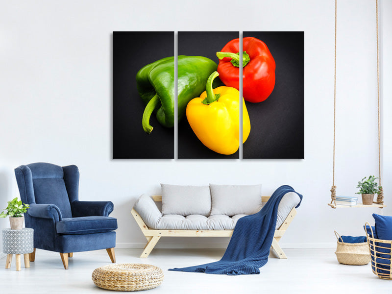 3-piece-canvas-print-colorful-peppers