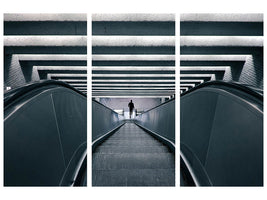 3-piece-canvas-print-escalator-downhill