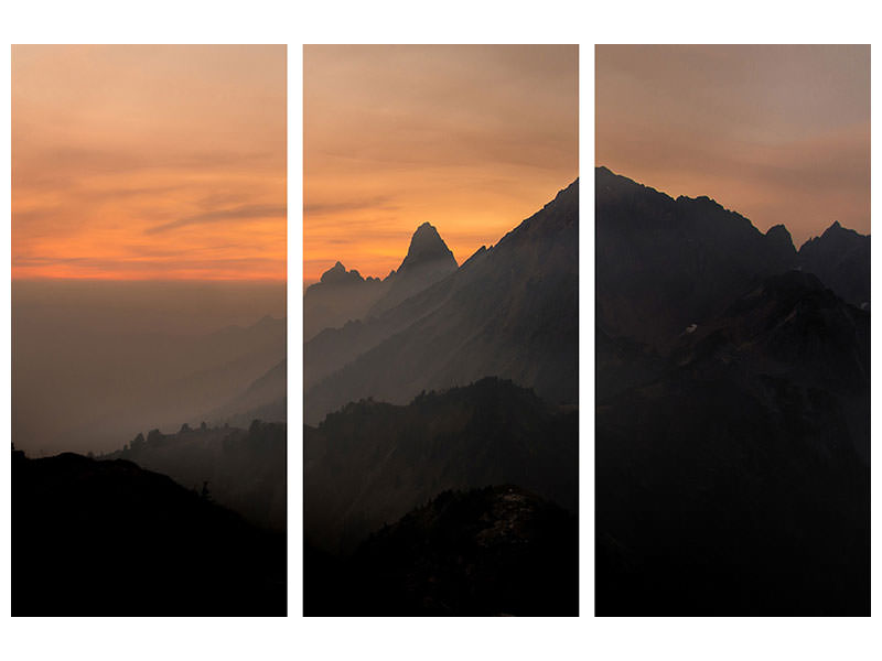 3-piece-canvas-print-evening-mood-in-the-mountains
