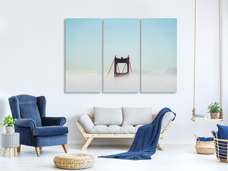 3-piece-canvas-print-golden-gate-in-the-fog