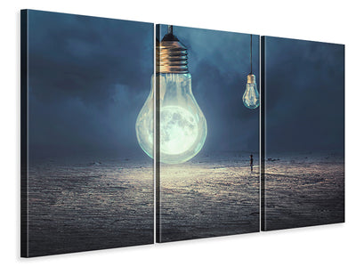 3-piece-canvas-print-moon-lamp