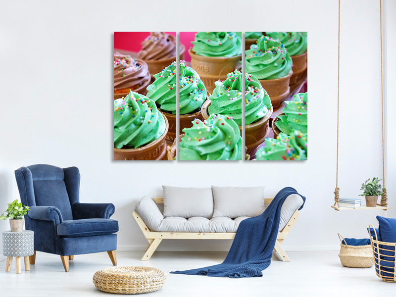 3-piece-canvas-print-soft-ice-cream