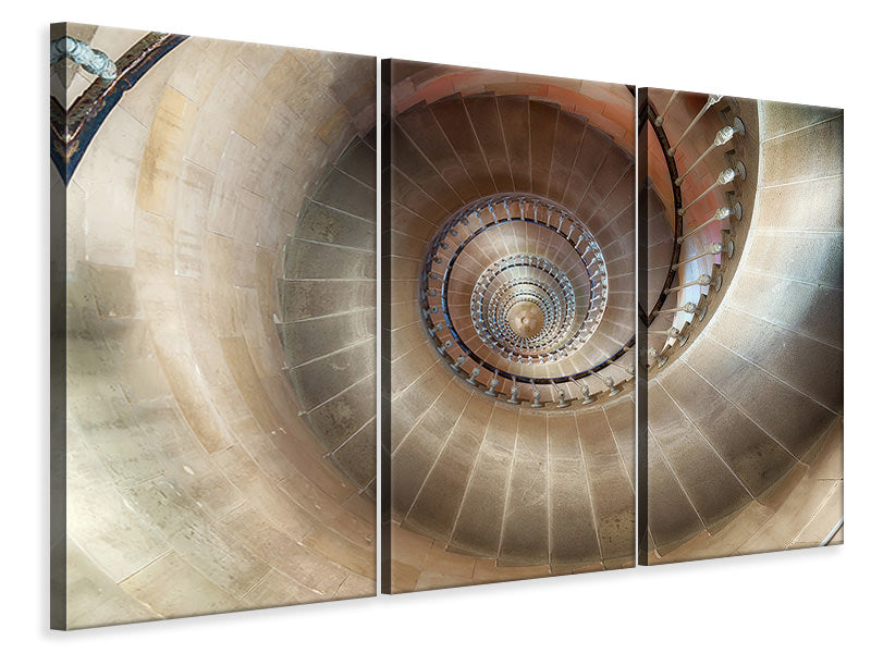 3-piece-canvas-print-spiral-staircase