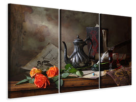 3-piece-canvas-print-still-life-with-teapot-and-roses