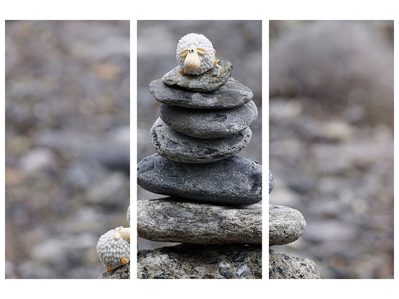 3-piece-canvas-print-stone-pile-sheep