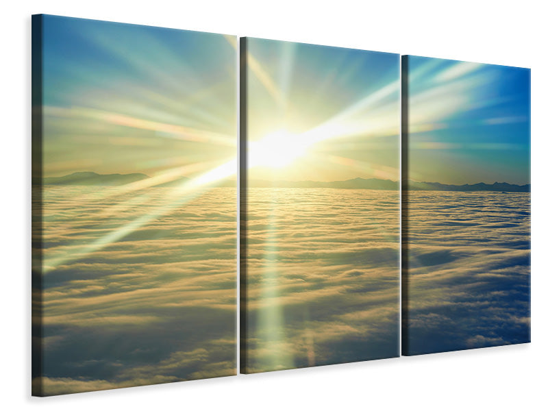 3-piece-canvas-print-sunrise-above-the-clouds