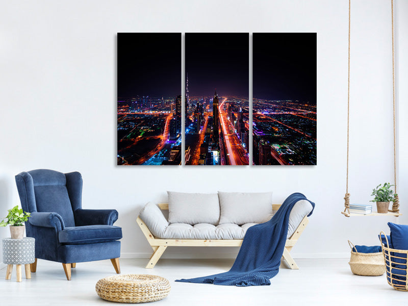 3-piece-canvas-print-the-colorful-lights-of-dubai