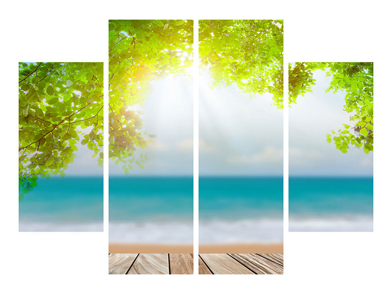 4-piece-canvas-print-beach-terrace