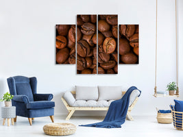 4-piece-canvas-print-close-up-coffee-beans