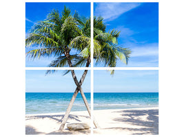 4-piece-canvas-print-dream-beach-caribbean