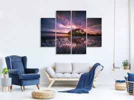 4-piece-canvas-print-fascinating-landscape-by-the-sea