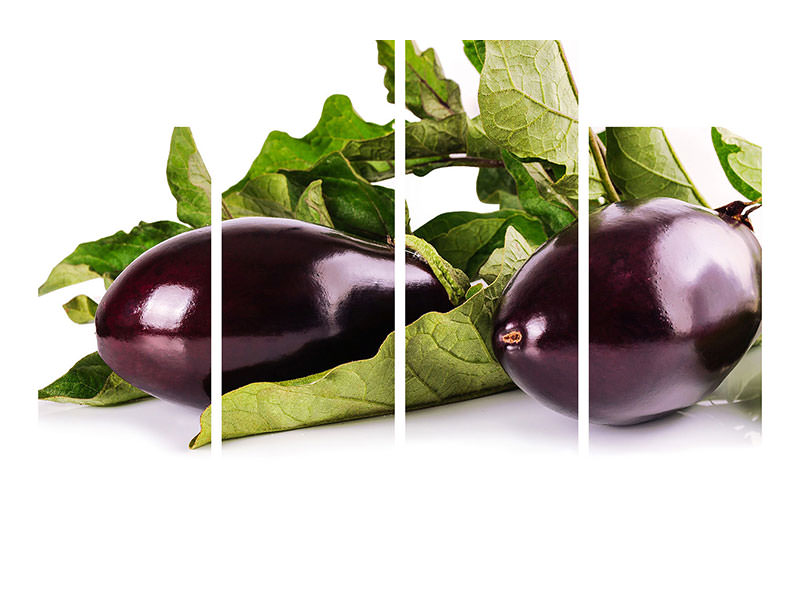 4-piece-canvas-print-fresh-eggplants