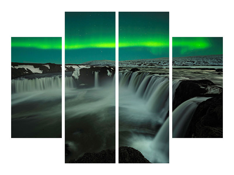 4-piece-canvas-print-godafoss