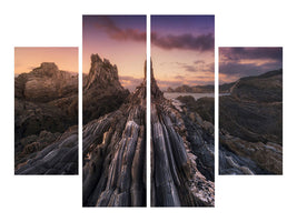 4-piece-canvas-print-gueirua-needles-ii