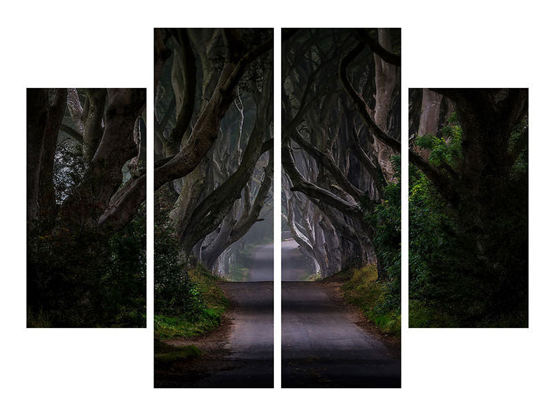 4-piece-canvas-print-magic-road
