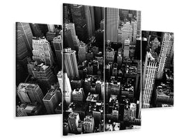 4-piece-canvas-print-new-york-from-above