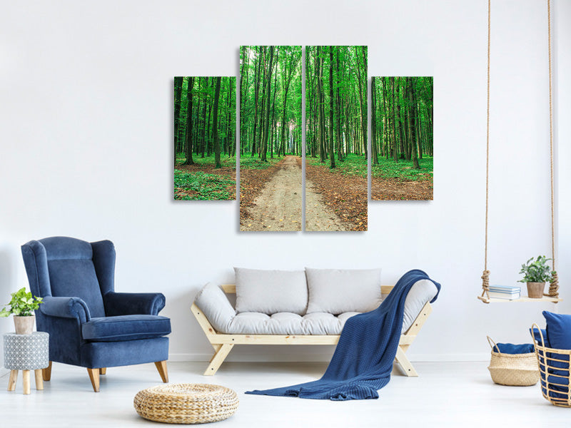 4-piece-canvas-print-pine-forests