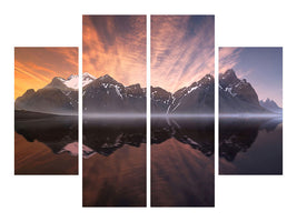 4-piece-canvas-print-reflection-a