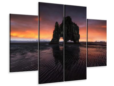 4-piece-canvas-print-rhino