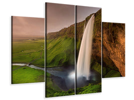 4-piece-canvas-print-seljalandsfoss