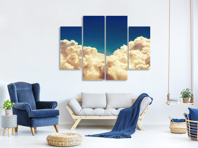 4-piece-canvas-print-sky-clouds