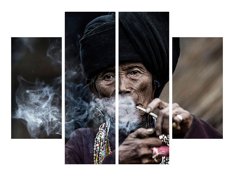 4-piece-canvas-print-smoking-ii