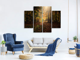 4-piece-canvas-print-the-deciduous-forest