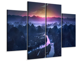 4-piece-canvas-print-the-earth-awakening