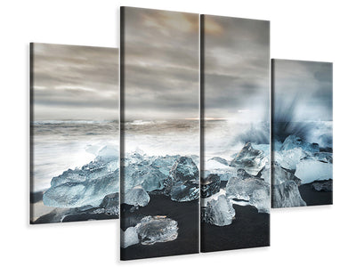 4-piece-canvas-print-water-and-ice