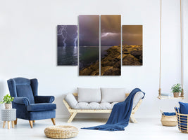 4-piece-canvas-print-when-lightning-strikes