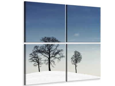 4-piece-canvas-print-winter-haiku