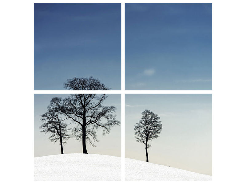 4-piece-canvas-print-winter-haiku