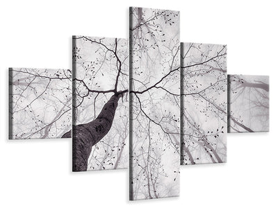 5-piece-canvas-print-a-view-of-the-tree-crown