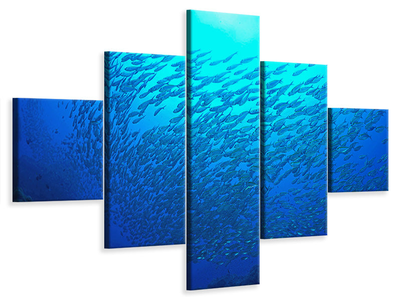 5-piece-canvas-print-fish-world