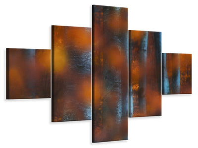 5-piece-canvas-print-hidden-forest