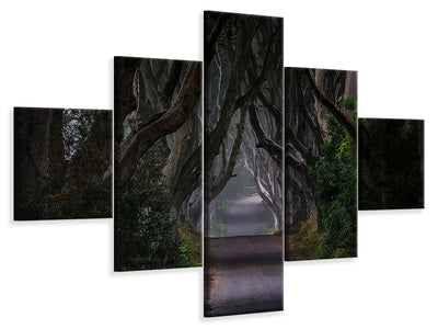 5-piece-canvas-print-magic-road