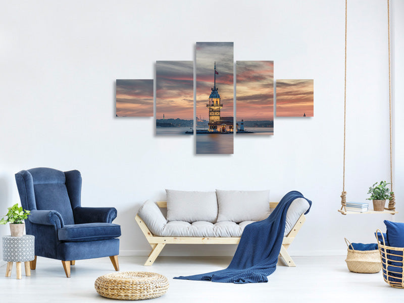 5-piece-canvas-print-maiden-tower
