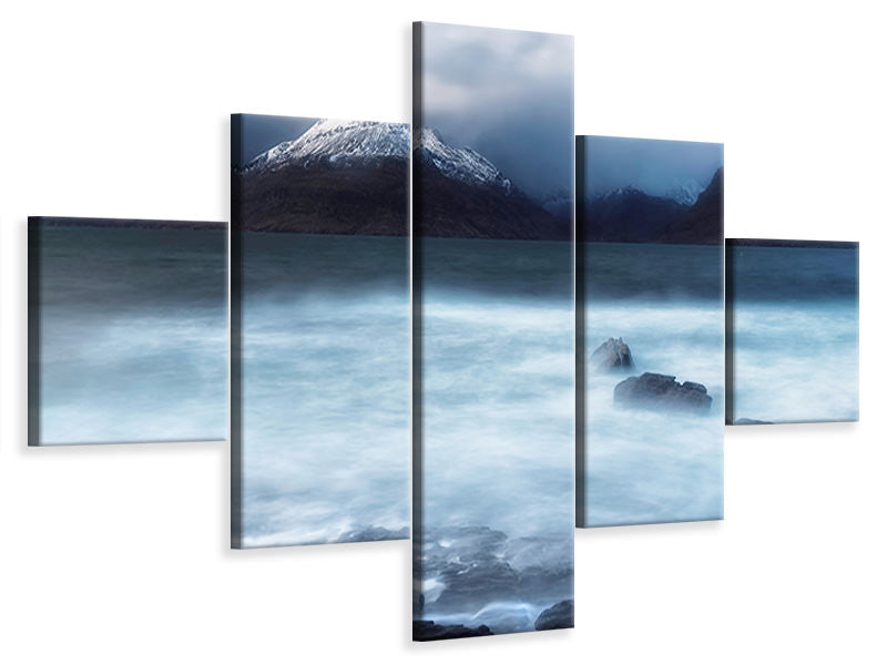 5-piece-canvas-print-stormy-elgol