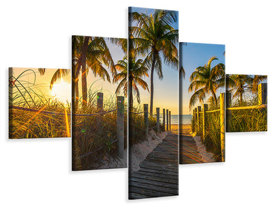 5-piece-canvas-print-the-beach-house