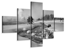 5-piece-canvas-print-the-hardship-of-winter