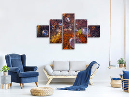 5-piece-canvas-print-winter-over-autumn