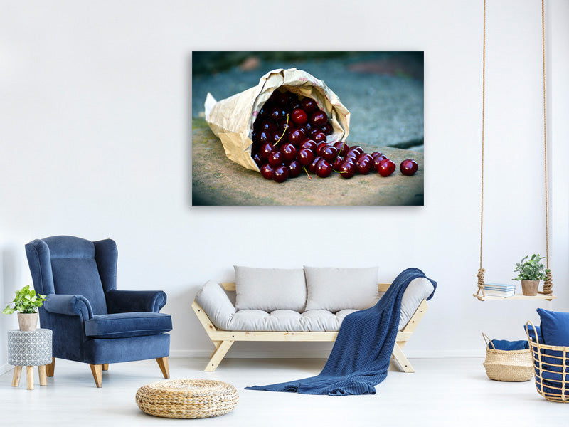 canvas-print-a-bag-of-cherries