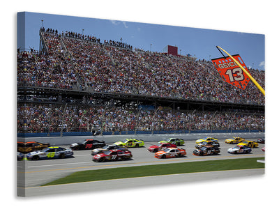 canvas-print-car-racing-in-nascar