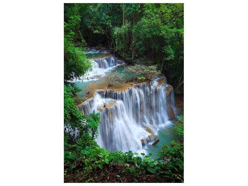 canvas-print-deep-forest-waterfall