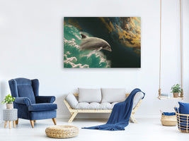 canvas-print-fascination-dolphin