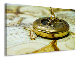 canvas-print-golden-compass